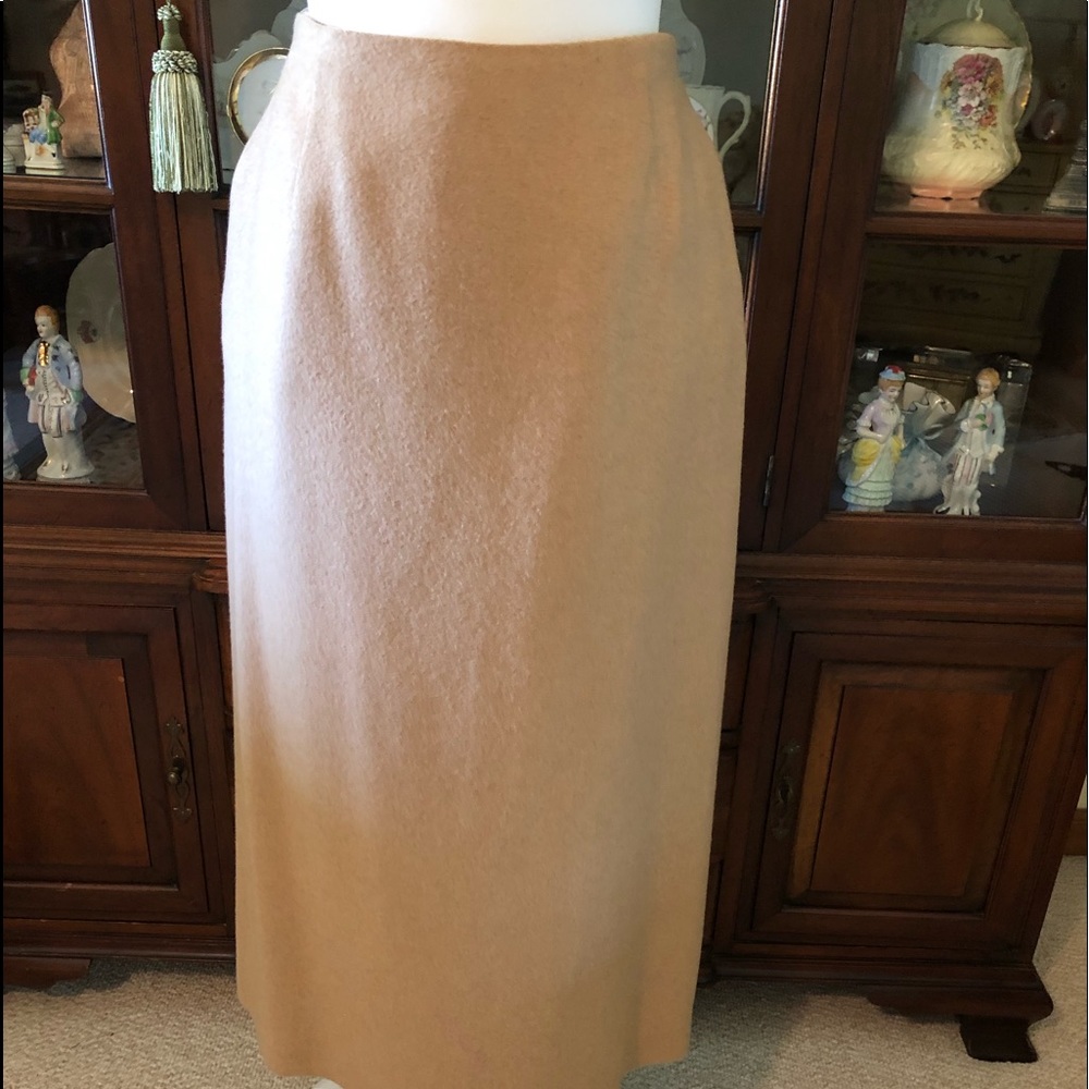 Talbots Camel Hair Fully Lined Skirt